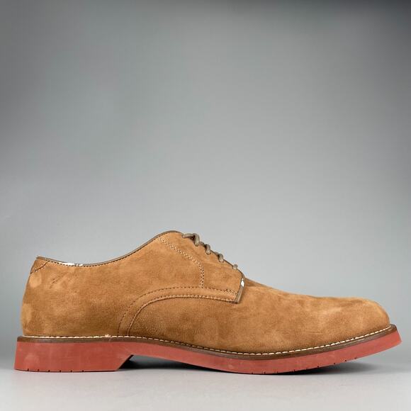G.H. Bass Buckingham Men\'s Size 13 D Tan Suede Lace Up Oxford Dress Shoes Casual main image 9